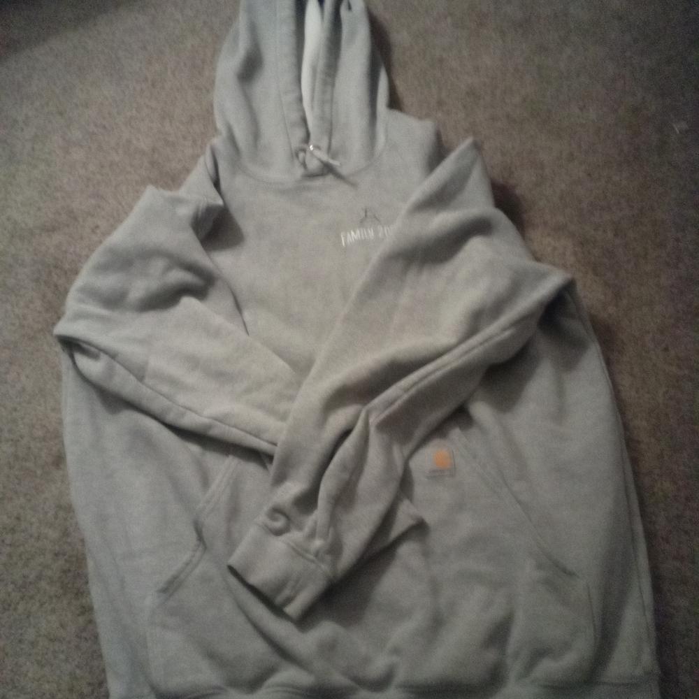 Carhartt Gray Hoodie with Logo